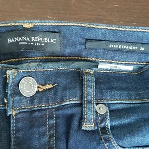 Banana republic slim straight jeans.